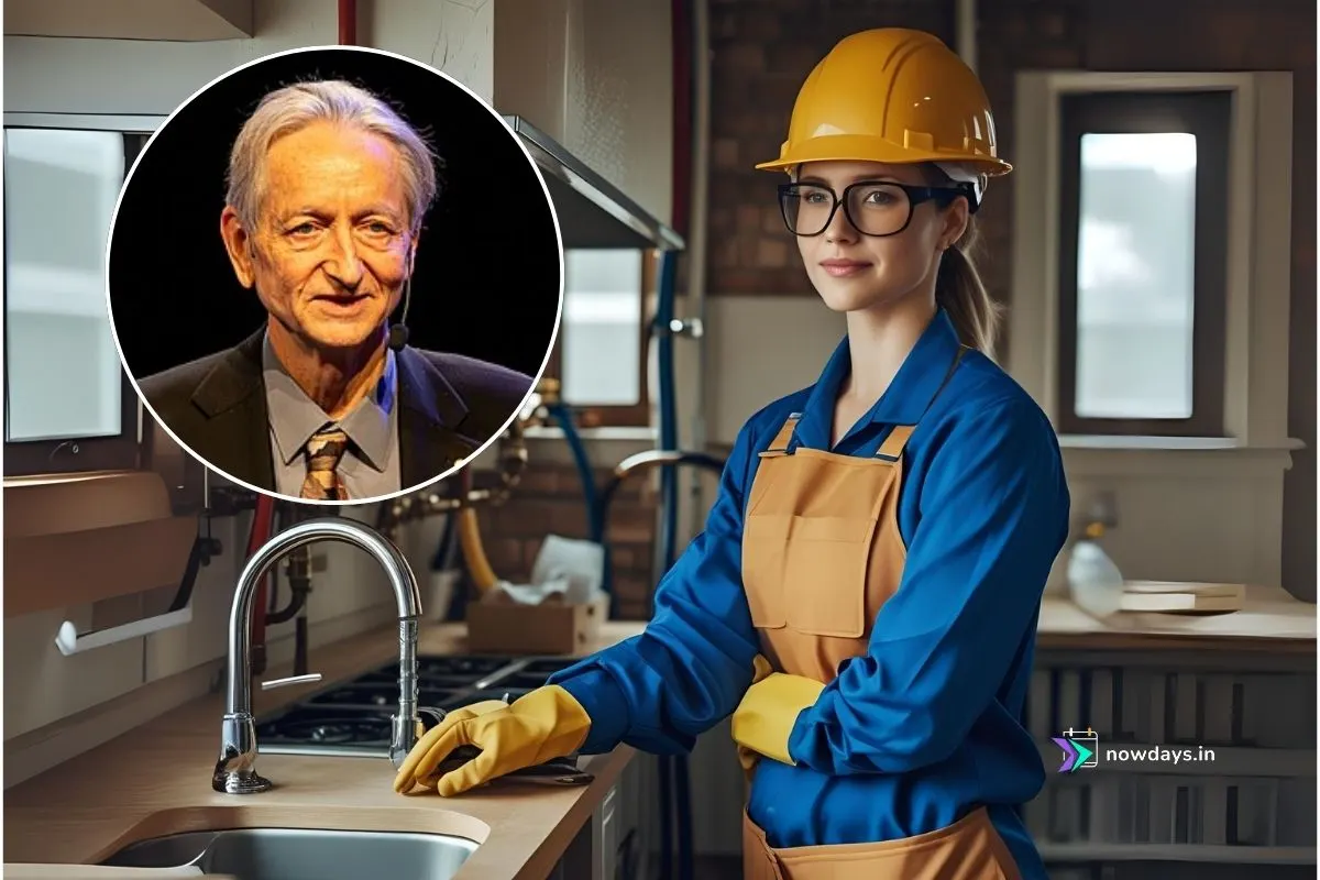 Geoffrey Hinton Says Plumbing Safer Than Paralegal Work in Age of AI