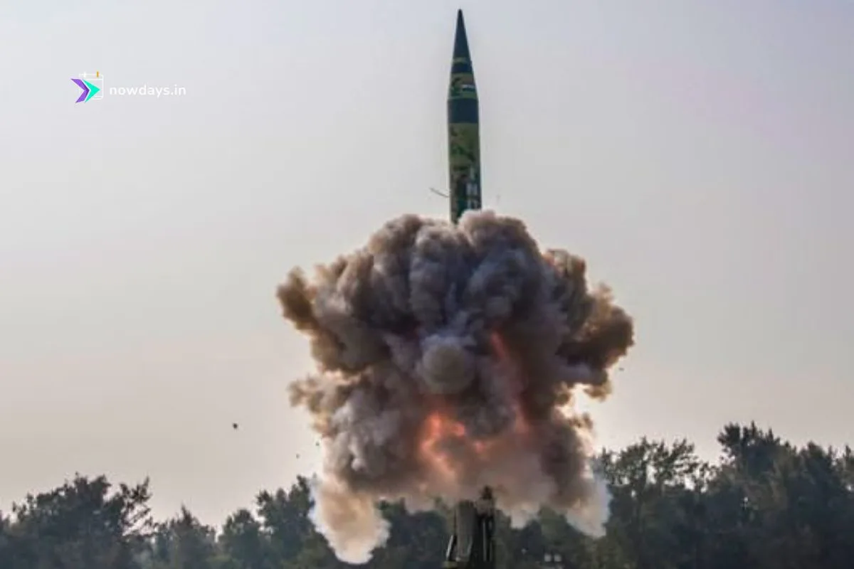 India successfully test fires nuclear capable ballistic missile Agni 5, believed to have a range of 5000 km.