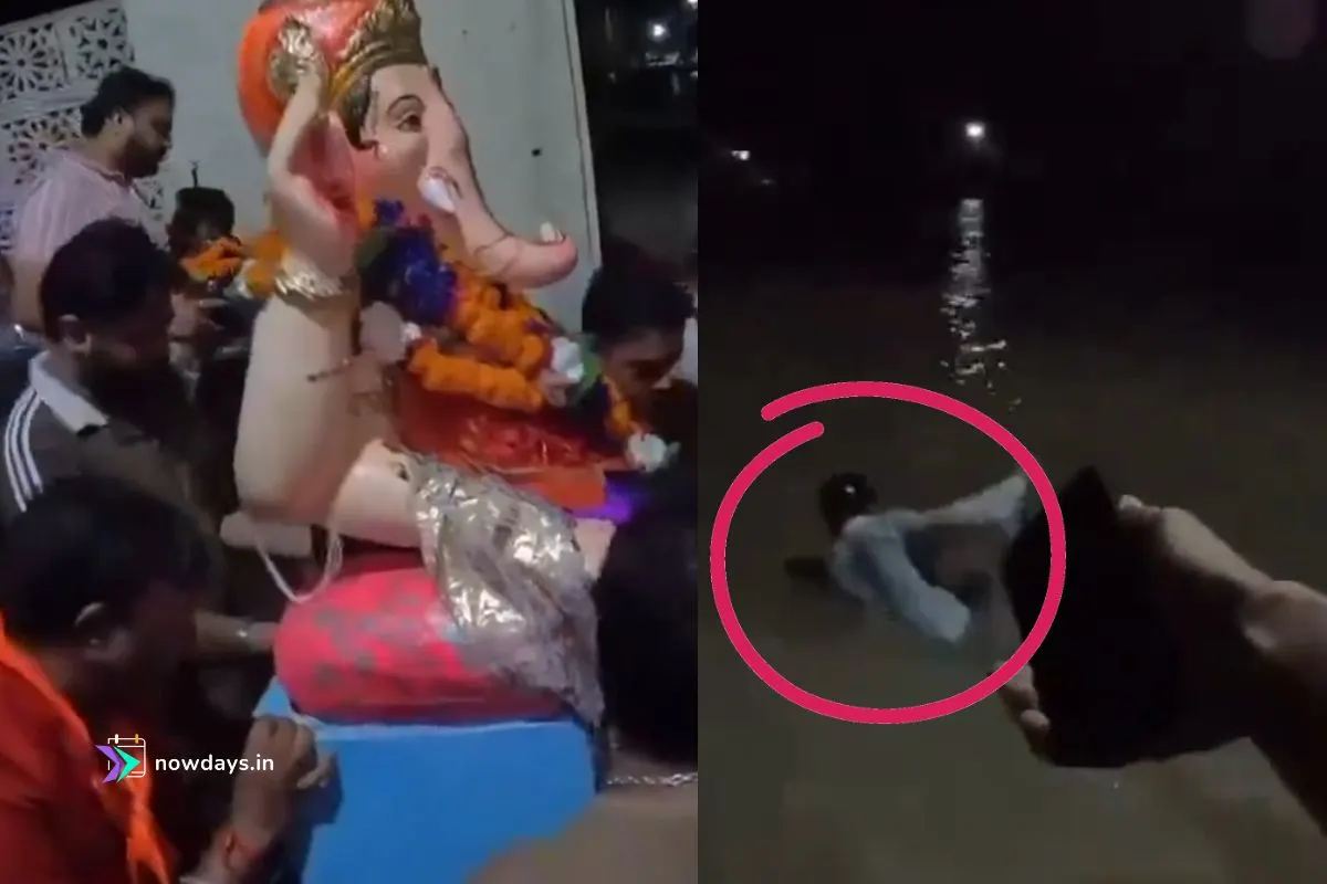 Ganesh Visarjan in Haridwar Turns Tragic as Young Man Swept Away in Ganga